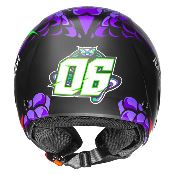 Capacete Race Tech Play Snake Roxo