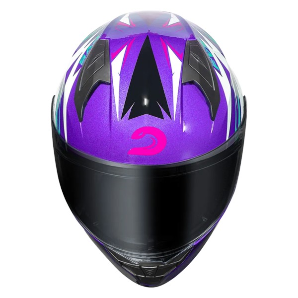 Capacete Race Tech Sector Electro Roxo Rosa 