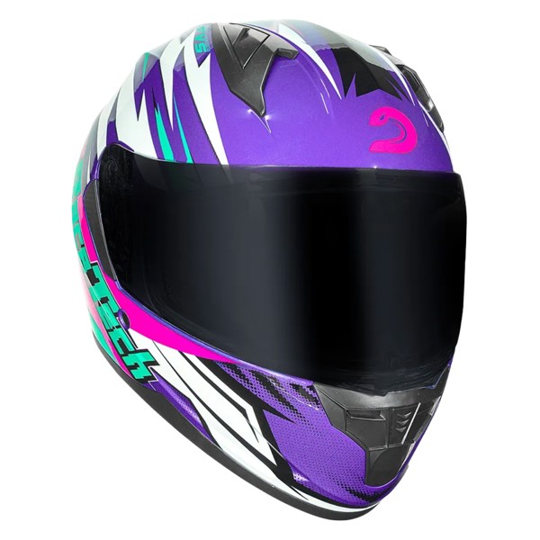 Capacete Race Tech Sector Electro Roxo Rosa 
