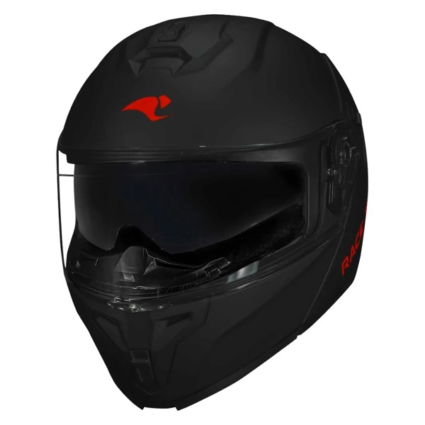 Capacete Race Tech Signal Monocolor Preto Fosco
