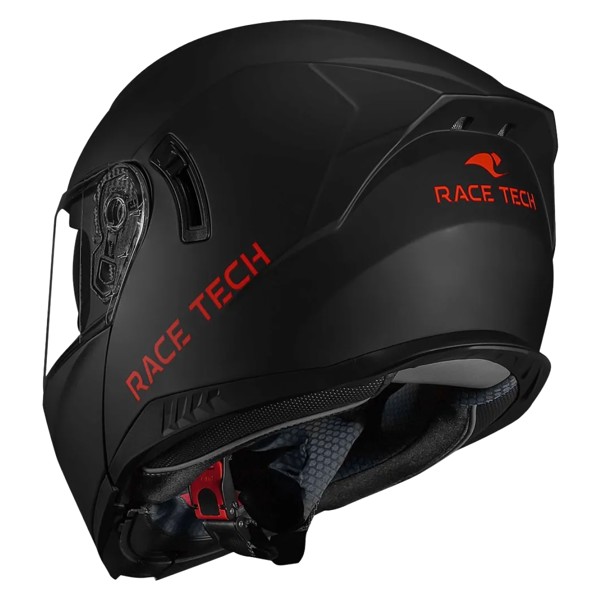 Capacete Race Tech Signal Monocolor Preto Fosco