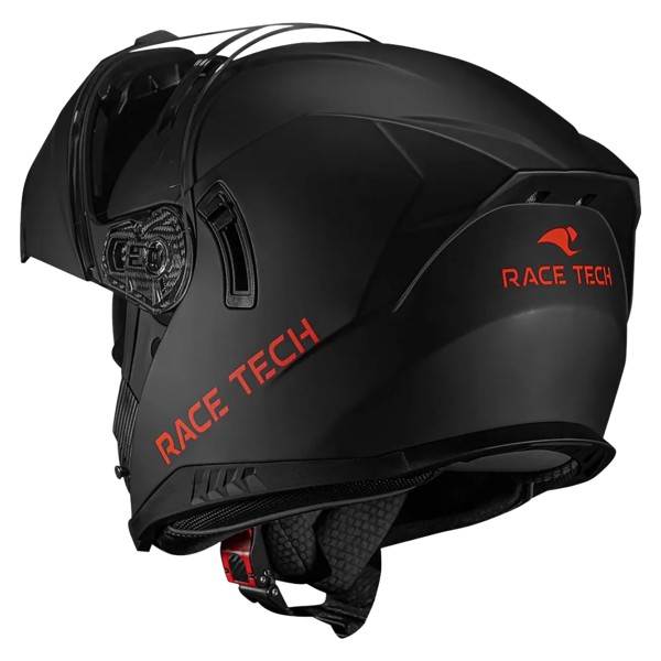 Capacete Race Tech Signal Monocolor Preto Fosco