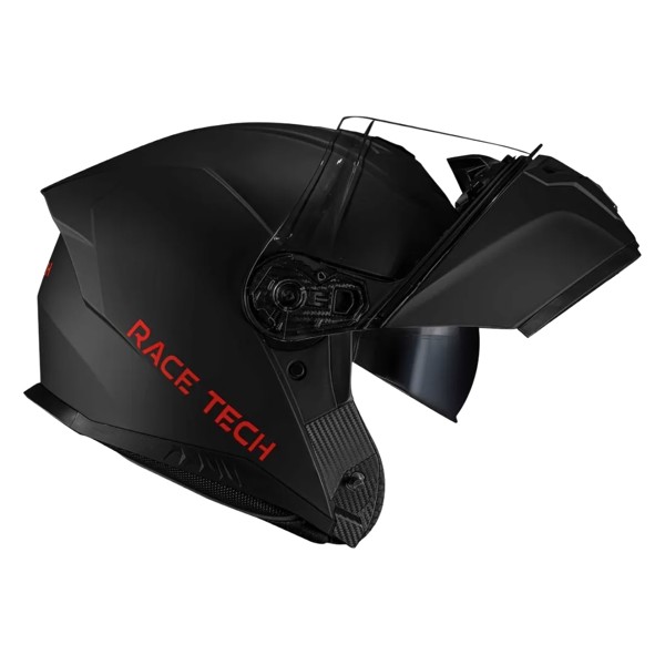 Capacete Race Tech Signal Monocolor Preto Fosco