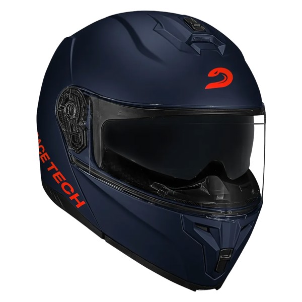 Capacete Race Tech Signal Monocolor Azul Fosco