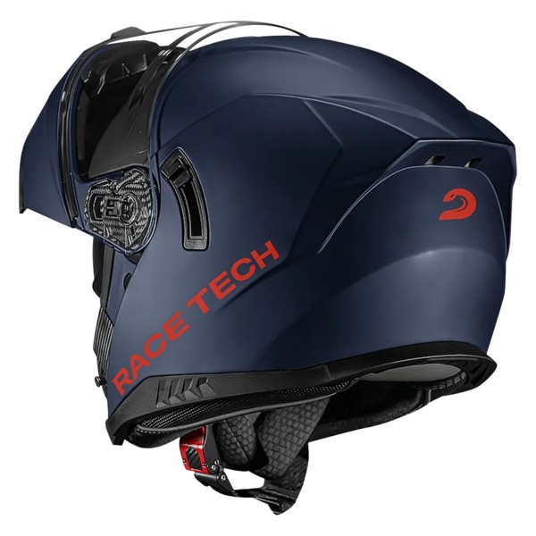 Capacete Race Tech Signal Monocolor Azul Fosco