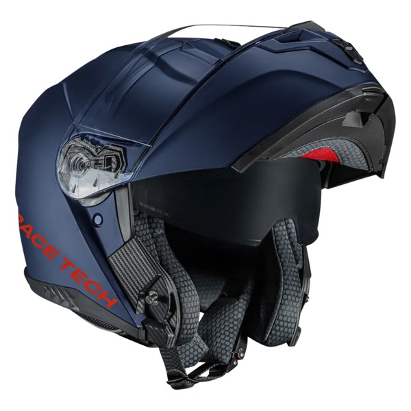 Capacete Race Tech Signal Monocolor Azul Fosco