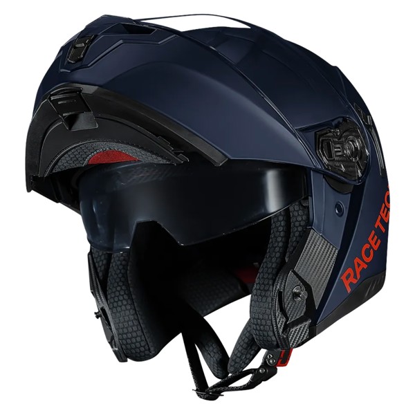Capacete Race Tech Signal Monocolor Azul Fosco