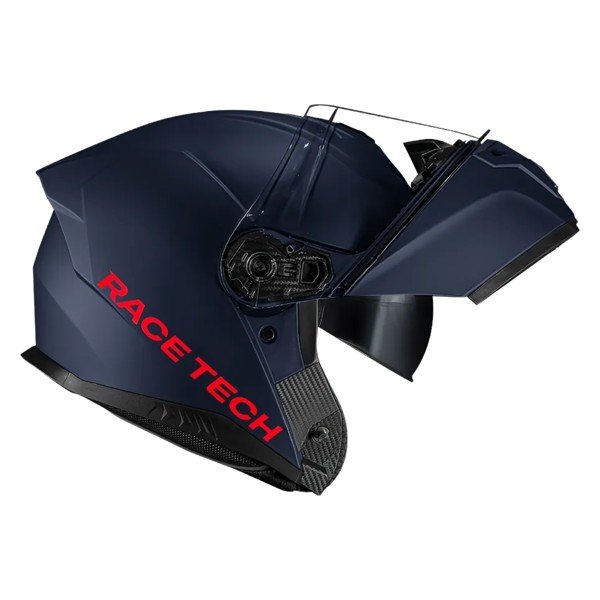 Capacete Race Tech Signal Monocolor Azul Fosco