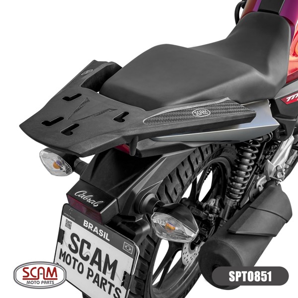 Bagageiro CG 160 2025... Fiber Force Scam SPTO851