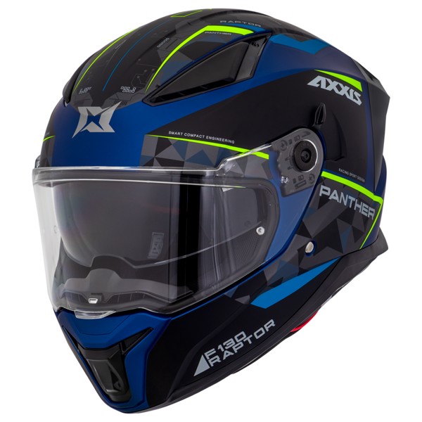 Capacete Axxis Panther SV Raptor C7 Azul Preto Fosco | Moby Sport