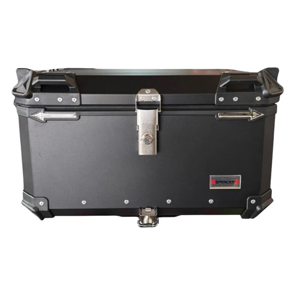 Bau Traseiro Spencer SPC-651B 65L Aluminio Preto 