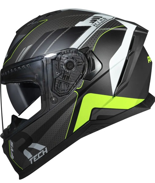 Capacete Race Tech Volt Track Titanium Preto Fosco