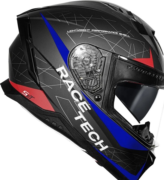 Capacete Race Tech Volt Set Preto Vermelho