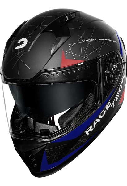 Capacete Race Tech Volt Set Preto Vermelho