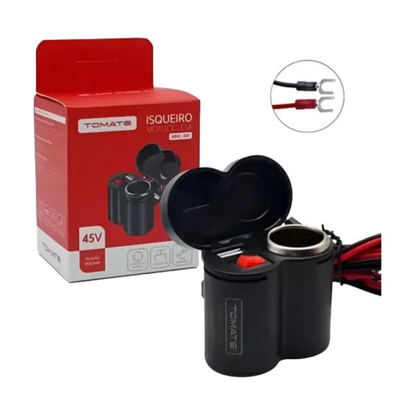 Carregador USB Acendedor TOMATE MNC-001