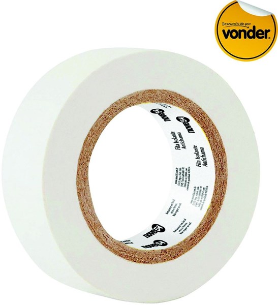 Fita Isolante 19mmx10m Branca Vonder
