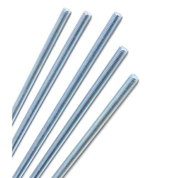 Barra Roscada Zincada 1m 1/2" - Barras Ros