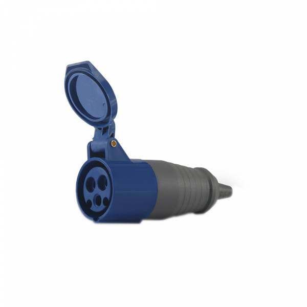 Tomada Acoplamento 2p+t 16a 220v Azul 6h - Soprano - 05167305644