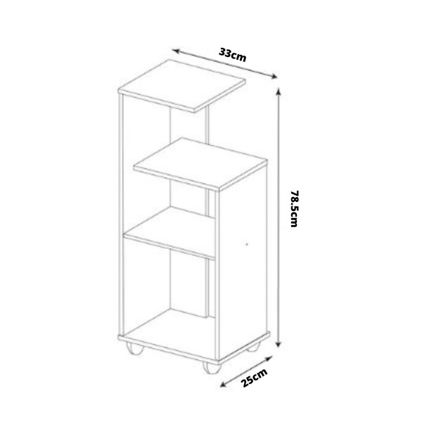 Mesa Lateral Para Telefone Em Mdf Branco