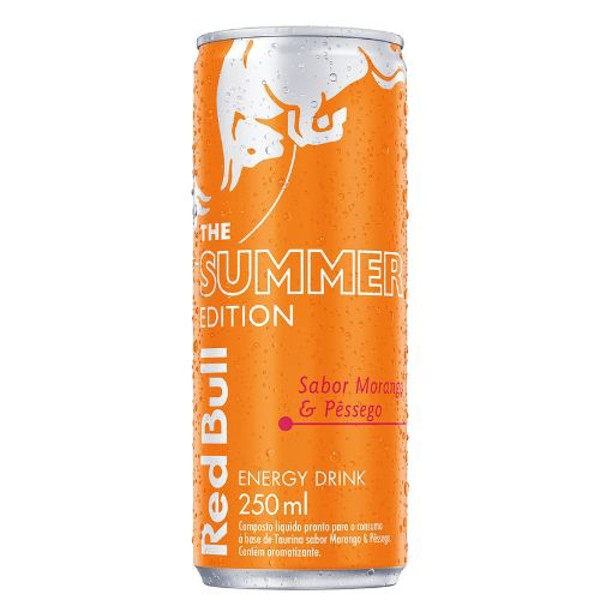 Red Bull Summer Morango e Pêssego 250ml