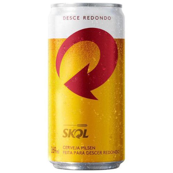 Skol Cerveja Pilsen Lata 269Ml