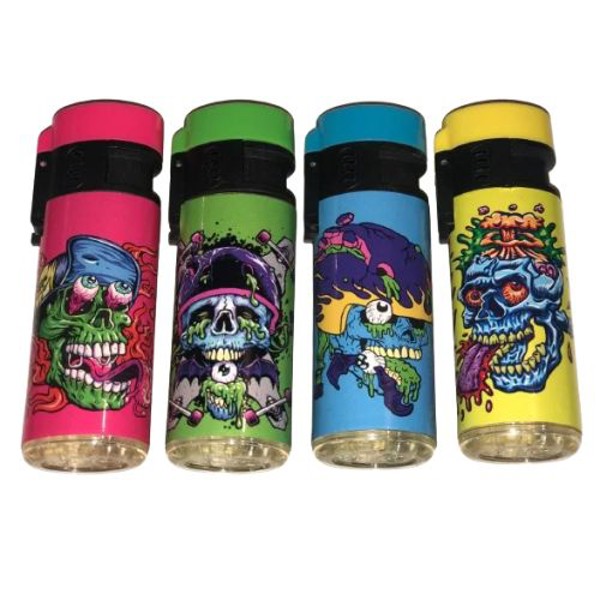 Maçarico Prof Single Blueflame Crazy Skull Cores Sortidas