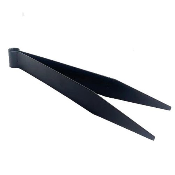 Pegador Preto Para Carvão Simples De Metal Grande