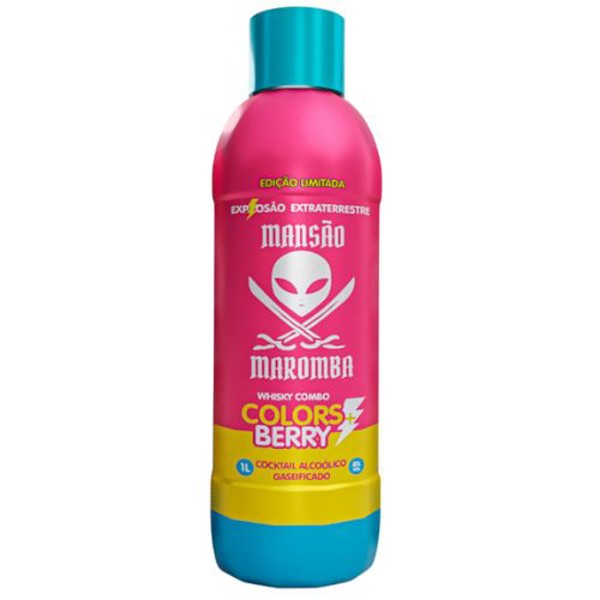 Bebida Whisky Combo + Colors Berry Mansão Maromba 1 Litro