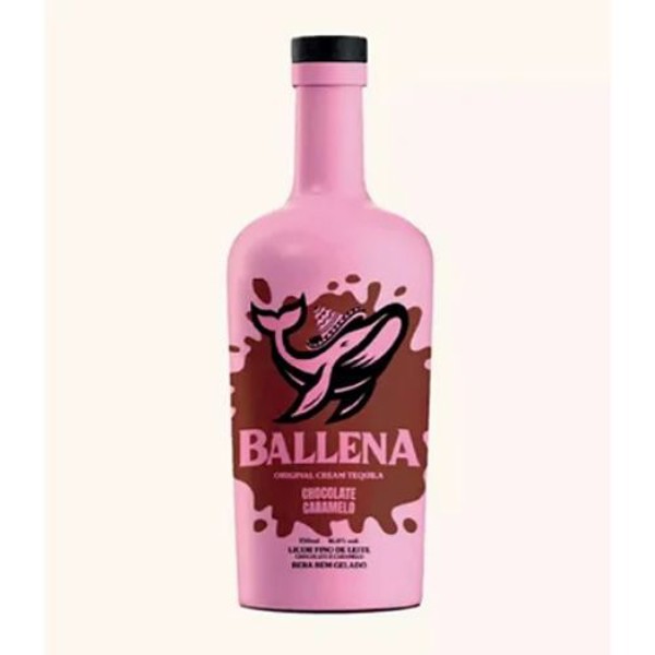 Licor Ballena Chocolate e Caramelo - Licor de Tequila 750ml