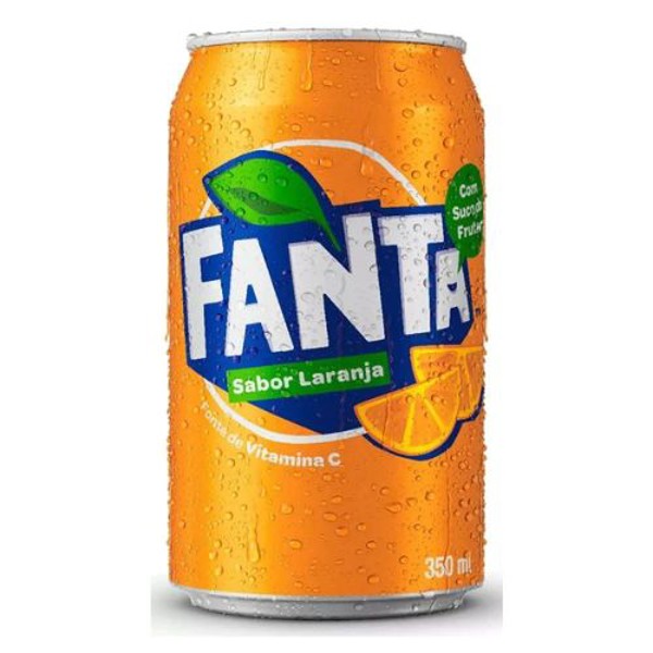 Refrigerante Fanta Laranja -Lata 350ml