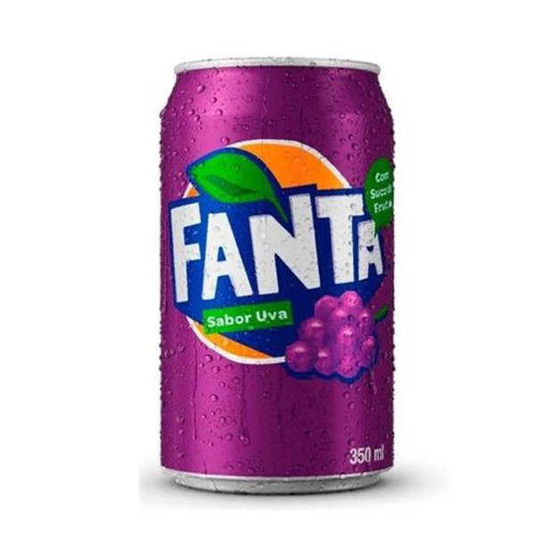 Refrigerante Fanta Uva Lata 350ml