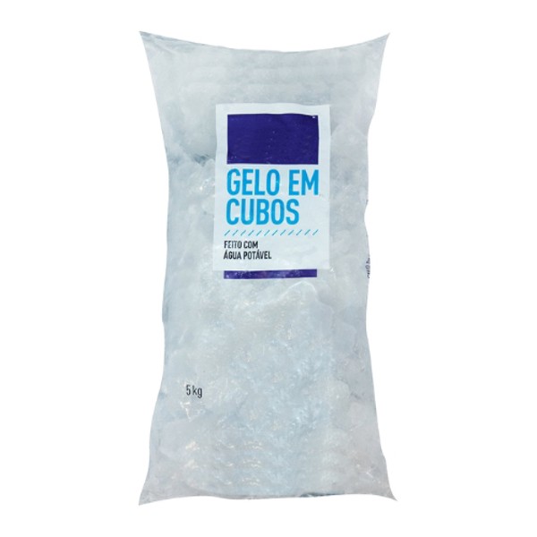 Gelo em Cubos pacote 5kg