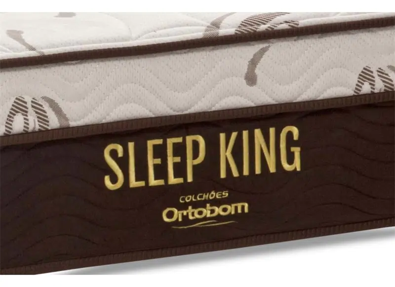 Ortobom Colchão Casal Molas Ensacada Sleep King (32x138x188)