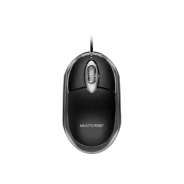 MOUSE CLASSIC PRETO MULTILASER MO007