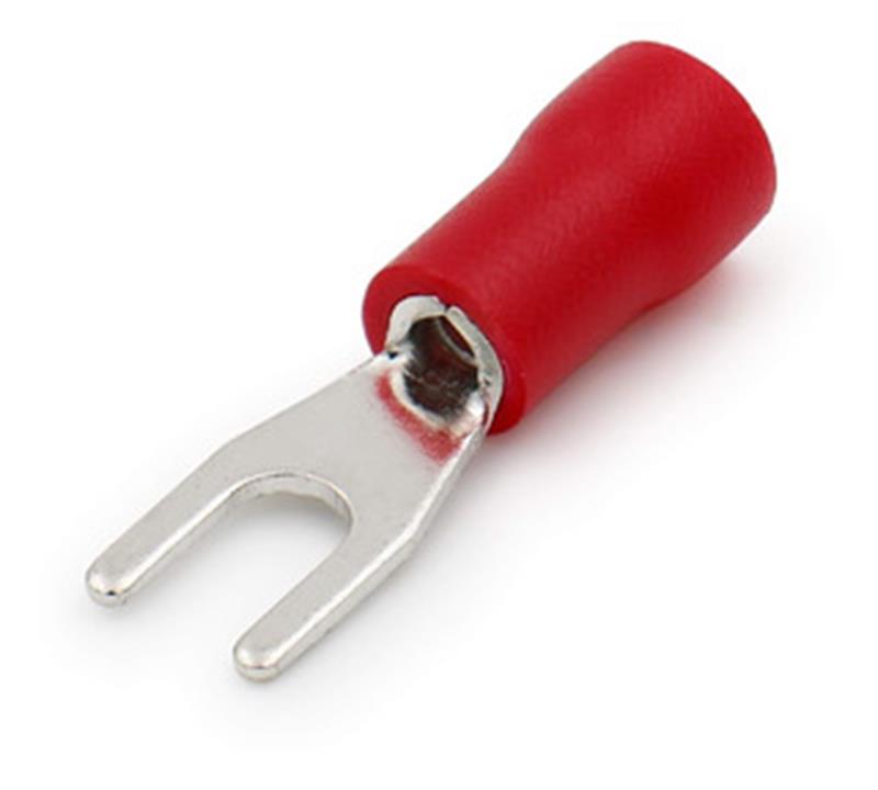 CONECTOR TERMINAL FORQUINHA 1,5/ 2,5MM VERMELHO/AZUL R.1046