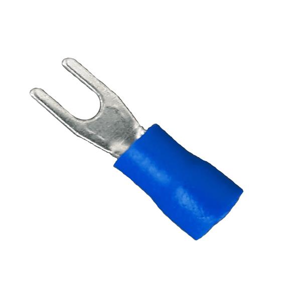 CONECTOR TERMINAL FORQUINHA 1,5/ 2,5MM VERMELHO/AZUL R.1046