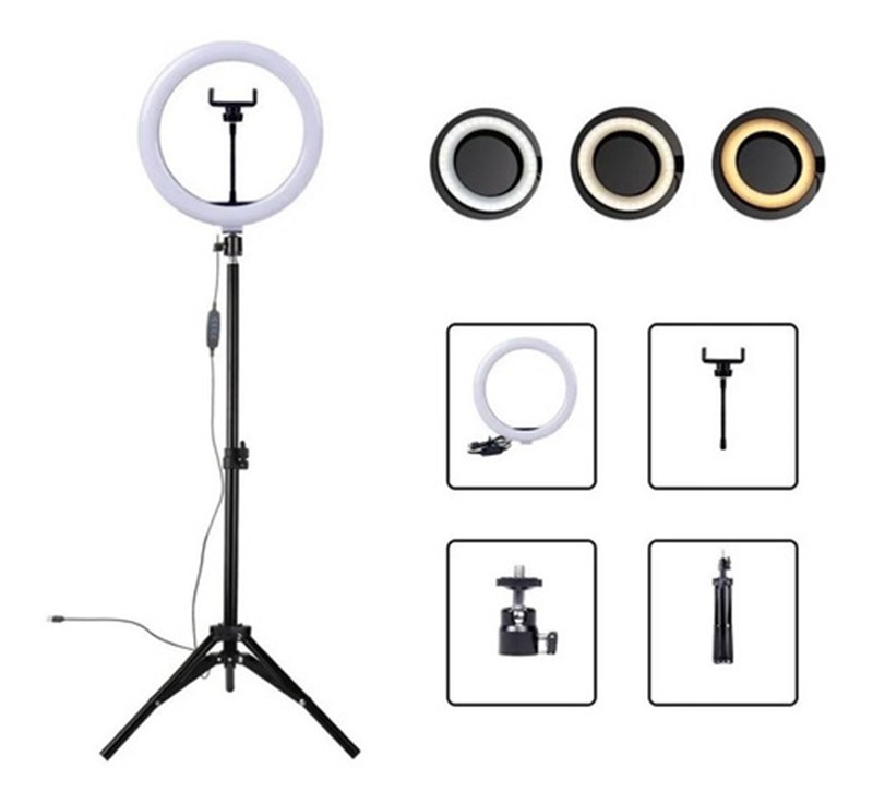 ILUMINADOR RING LIGHT 10 + TRIPE 2M R.22607