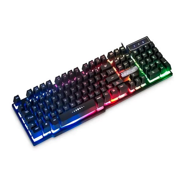 TECLADO GAMER EXBOM LED RGB BK-151C