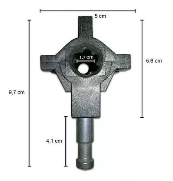 PORCA FUSO MOTOR BASCULANTE P.60 5/8 RCG R.02426