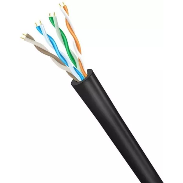 CABO REDE CAT5 0,41MM CONNECT CABLE 100M PRETO MUCA3197 R.31062