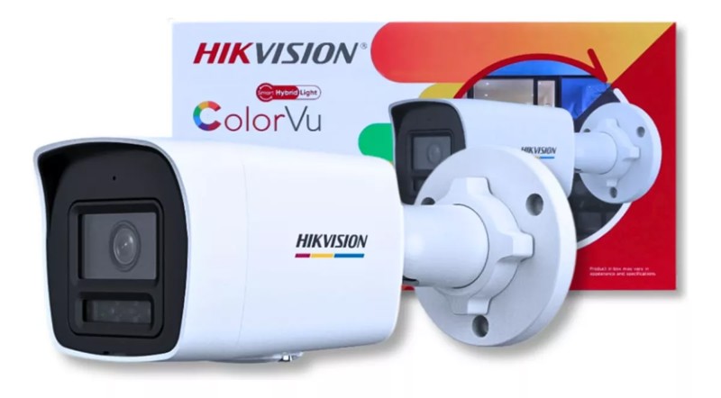 CAMERA IP 2MP HIKVISION 2.8MM 30M BULLET IP67 DS-2CD1027G2H-LIU COLORVU HYBRID COM AUDIO R.31102