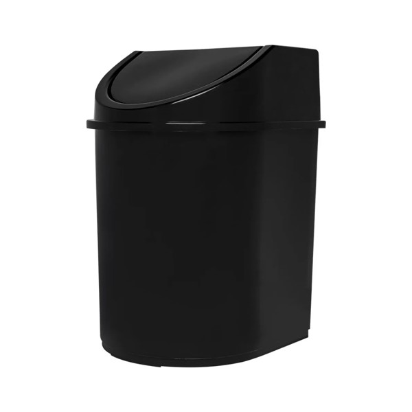 LIXEIRA BASCULANTE 12 LITROS PRETA JAGUAR R.31154