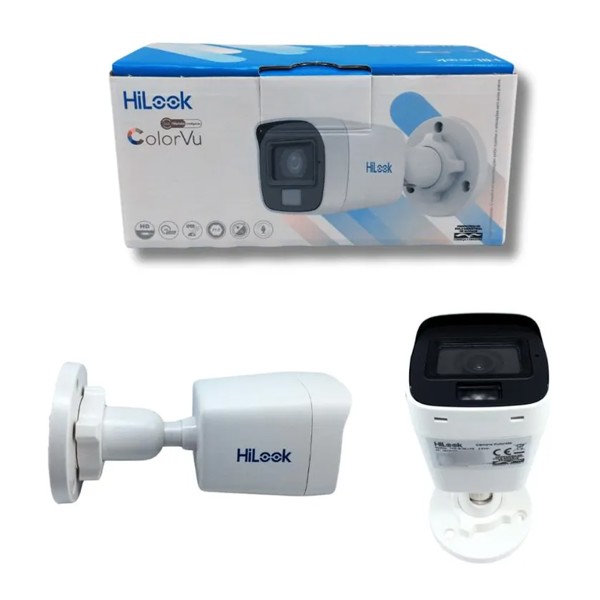 CAMERA 4X1 HD 2MP 180P HILOOK 2.8MM 20M BULLET IP66 THC-B129-LPS R.00693