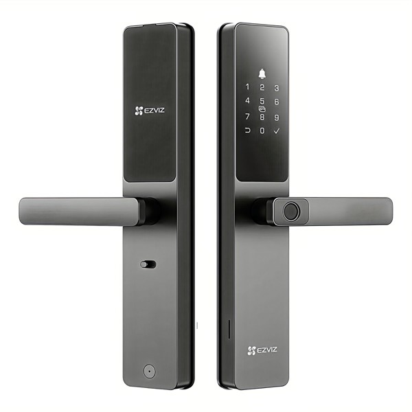 FECHADURA DIGITAL INTELIGENTE BIOMETRIA SENHA E CARTAO EZVIZ CS-DL05-R100-WBCP-GR R.31143