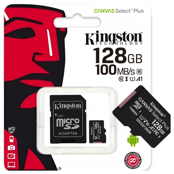MICRO SD ADAPTADOR 128GB KINGSTON SDCS2/128GB R.30399