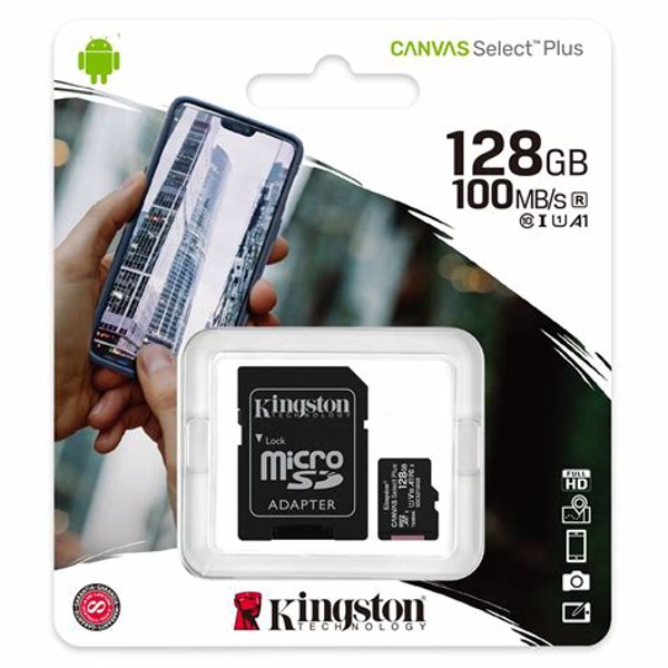 MICRO SD ADAPTADOR 128GB KINGSTON SDCS2/128GB R.30399