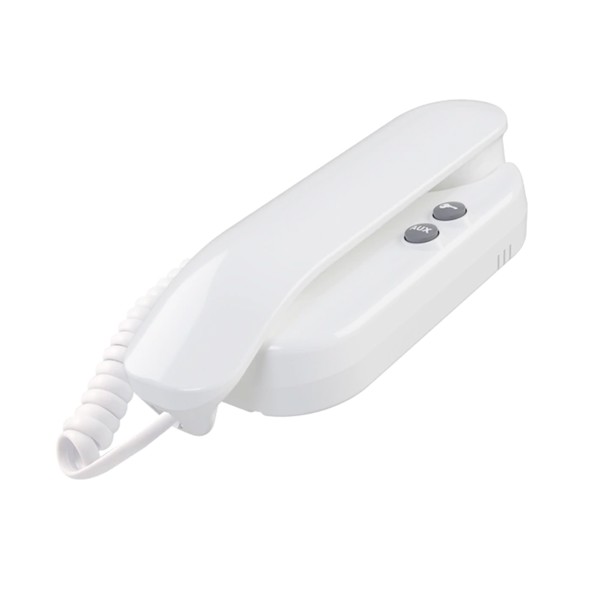 INTERFONE PORTEIRO ELETRONICO AGL P10S CINZA ABS + MONOFONE BRANCO R.02072