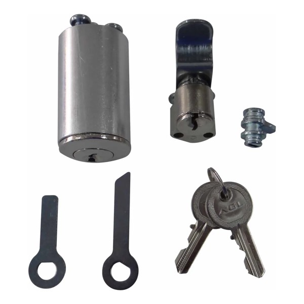 CILINDRO PARA FECHADURA ELETRICA AGL 42MM CHAVE CONVENCIONAL R.00940