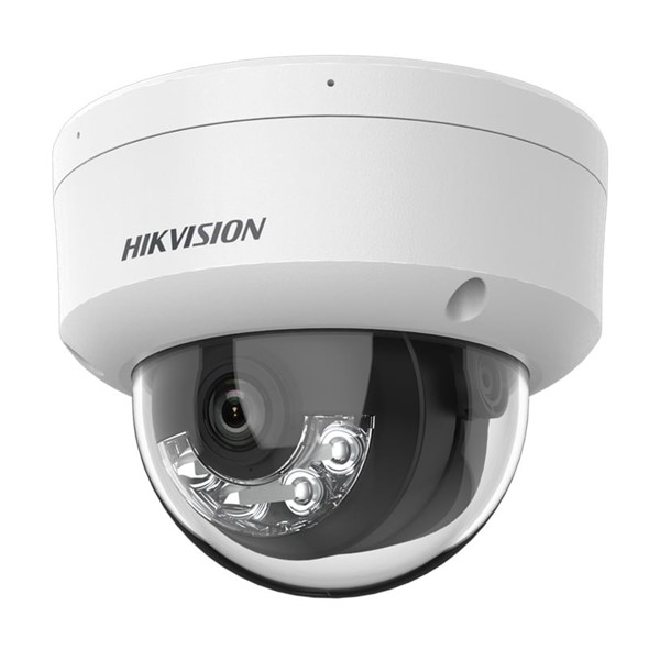 CAMERA IP 2MP HIKVISION 2.8MM 30M DOME IP67 DS-2CD1121G2-LIU LUZ HIBRIDA COM AUDIO R.31296