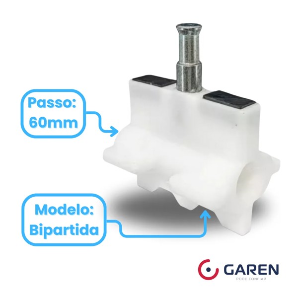 PORCA FUSO MOTOR BASCULANTE ACTON P.60 5/8 PARA MOTOR GAREN R.22329-D